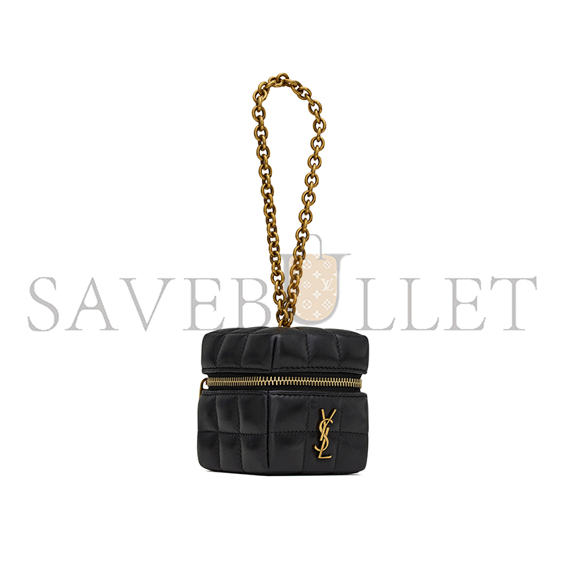 YSL CASSANDRE MATELASSÉ CARRÉ MINI CUBE ON CHAIN IN LAMBSKIN 773592AABVP1000 (8*6.5*6.5cm) YSL CASSANDRE MATELASSÉ CARRÉ MINI CUBE ON CHAIN IN LAMBSKIN 773592AABVP1000 (8*6.5*6.5cm)